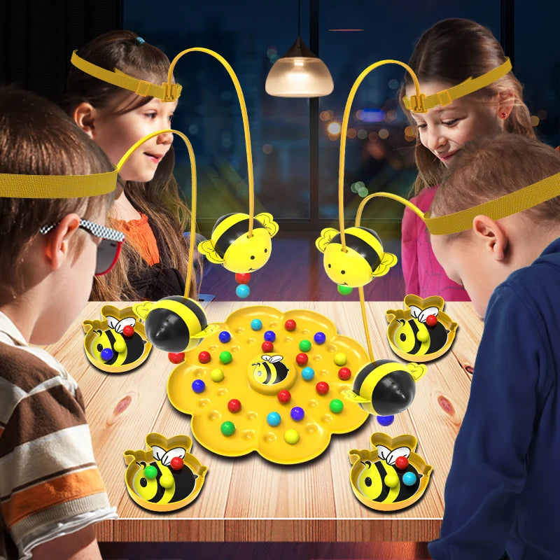 Bumble Bee Magnetic Toy Funny Family Board Games Montessori Sorting Puzzle Fishing Toys Interactive Games for Kids and Adults