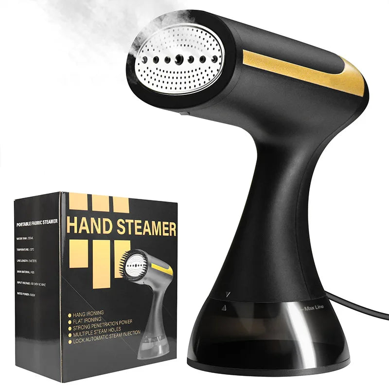 1500W Handheld Steam Iron Fast-Heat Garment Steamer Portable Travel Foldable Ironing Machine Household Electric Fabric Steamer