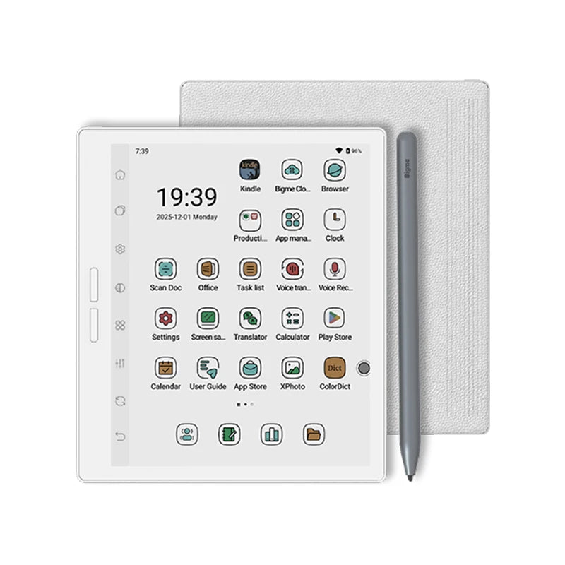 BIGME B751C Ebook Reader, 7 inch Color E-ink Screen Tablet, Portable Electronic Book ereader, Android 11 OS, support Google Play