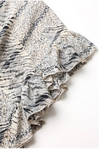 Animal Fiber Fabric~ Casual Dress for Women, Ruffled Silk Dress, Designer Niche Silk Long Dress, New Women's Fashion