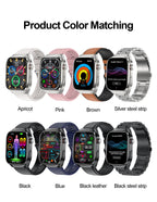 2026 New Nursing Grade Uric acid Blood lipids Smart Watch Men ECG+PPG Blood Pressure Heart Rate Bluetooth Call Health Smartwatch
