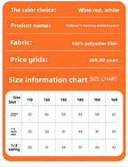 Kelme Children's Sports Jacket Autumn And Winter Knitted Jacket Outdoor Windproof Running Training Suit
