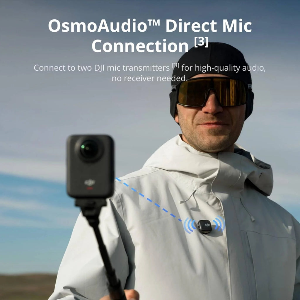 DJI Osmo 360 Camera , Waterproof 8K 360° Action Camera 1-Inch 360° Imaging,Native 8K 360° Video, 105GB, 360 Action Camera