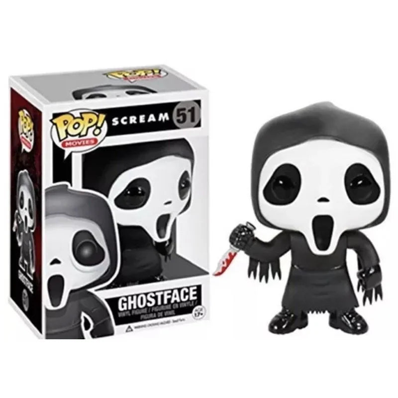 2026 FunKo Pop! Scream GhostFace #51 Blood Ghost Face #1607 Action Collection Model for Birthday Gift Toys