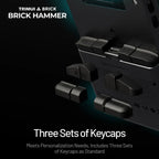 NEW TRIMUI BRICK Hammer Handheld Game Console 3.2'' IPS Screen Linux System Metal Body Key LED Lighting Free Key cap Gifts