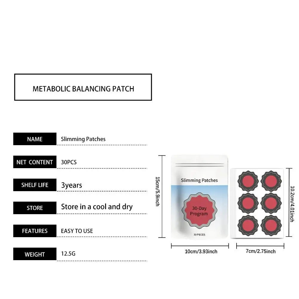Patches | 30pcs 1-10bags Slimming Patches, Scientific Formula Controls Appetite, Weight Management Assistance Sticker Body Care