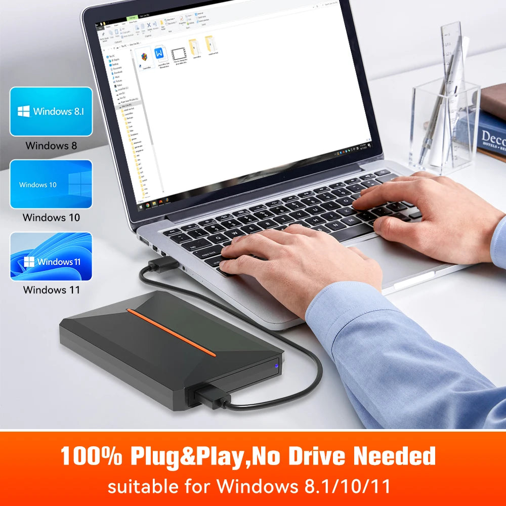 3760+ 3D/AAA Games for PS4/PS3/PS2/Switch/WII/WIIU/N64/DC Etc Portable 500GB Launchbox External Gaming Hard Drive for Windows PC