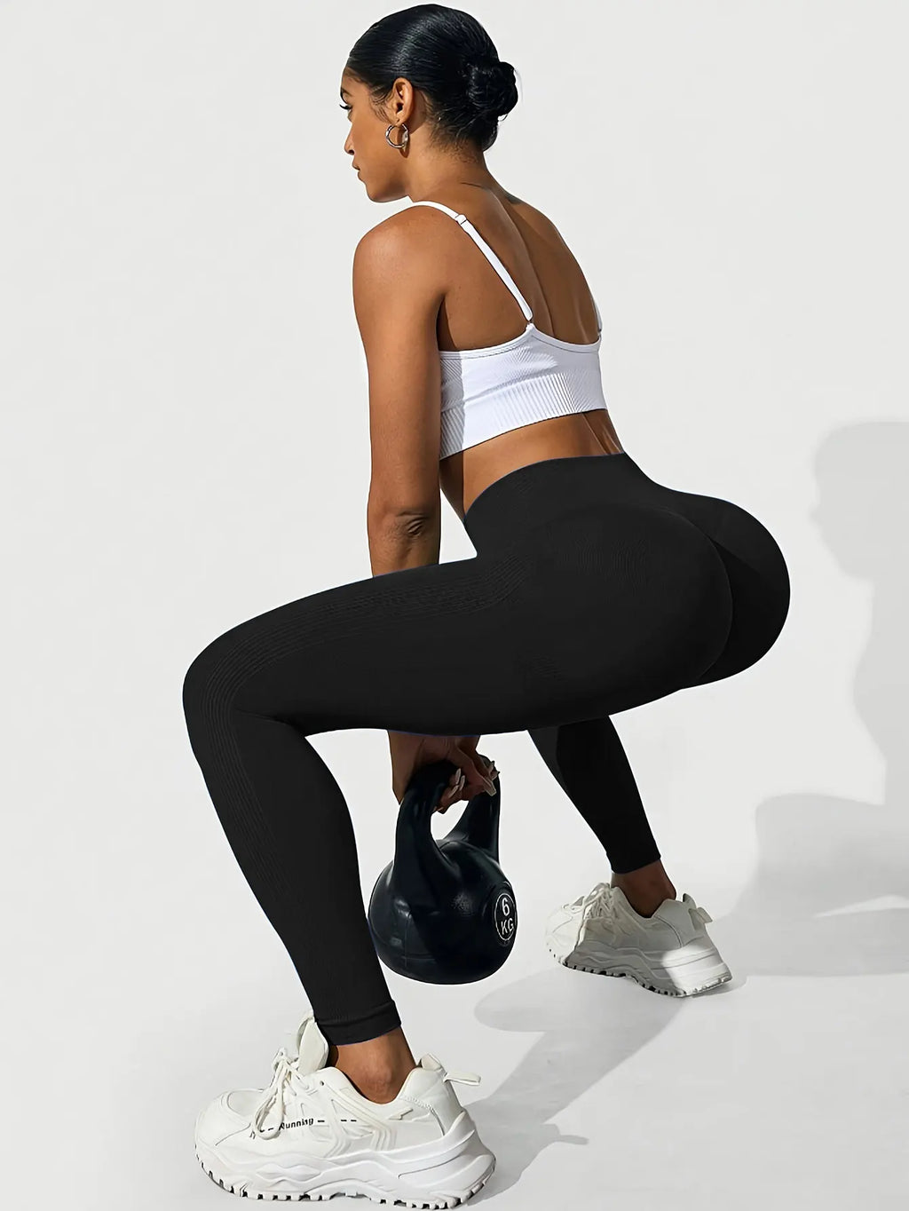 CZGUKE 2-piece women's tie dye pants sports leggings seamless high waisted push ups women's fitness and exercise clothes