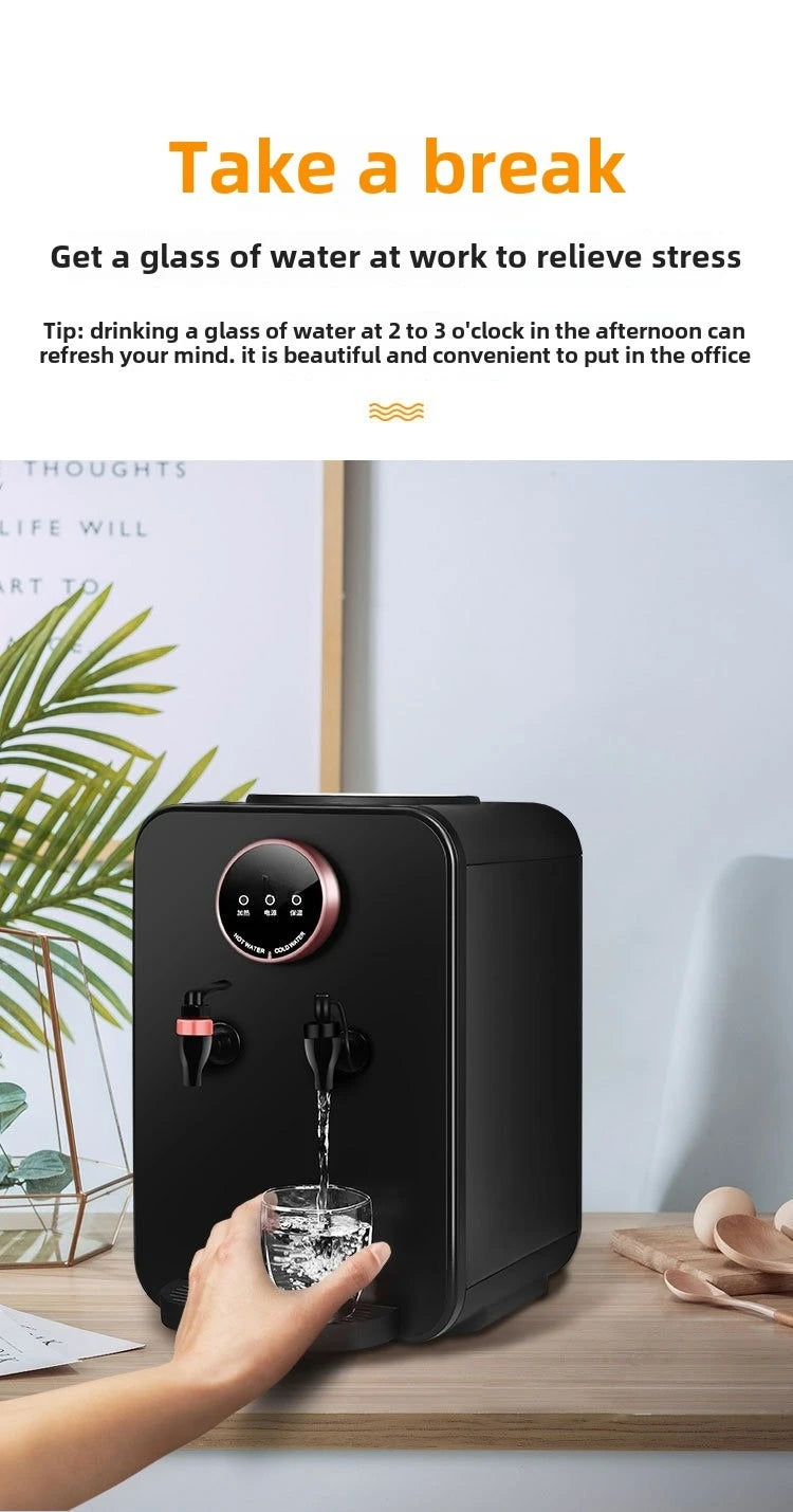 110V 220V Desktop Cold/Hot Water Dispenser,household Ice & Warm & Hot Water Machine with Automatic Temperature Control
