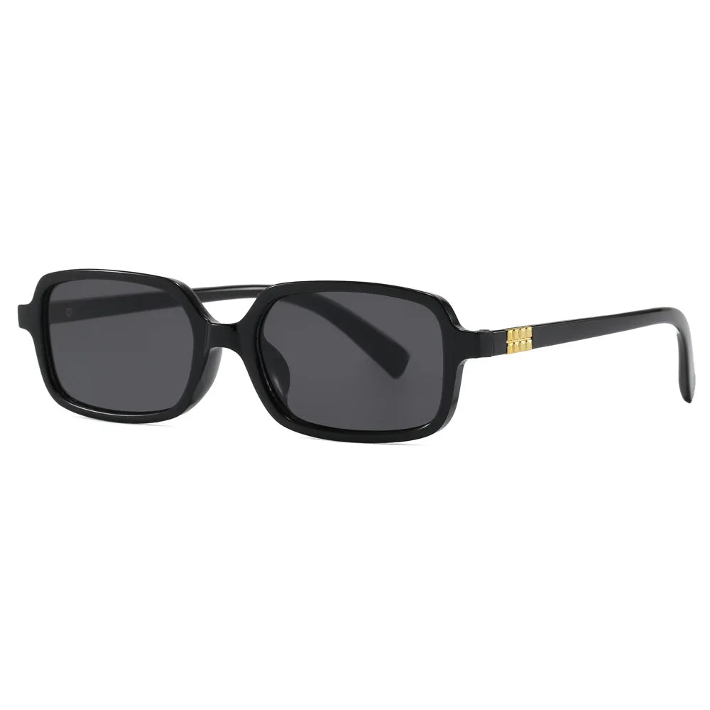 Luxurious Rectangle Sunglasses Women Oval Vintage Brand Designer Square Sun Glasses Men Shades Female Eyewear