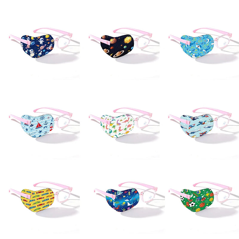 4/8Pcs Cute Kids Strabismus Treatment Vision Care Children Health Care Kids Child Occlusion Medical Lazy Eye Patch Eyeshade