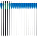 Carbon Crossbow Arrow with Replaced Arrowhead, Archery Bolts, Shooting Accessories, Hunting, ID8.8, OD7.6, 20"
