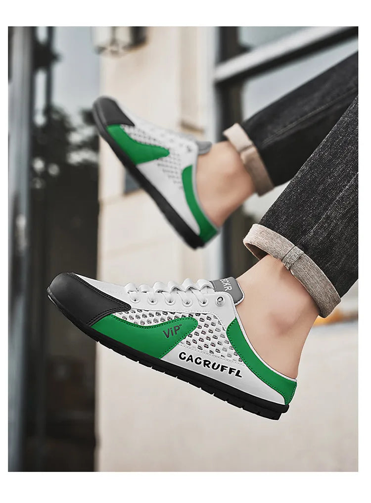 2025 New Men's Casual Slip-Ons - Durable, Comfortable, Breathable & Stylish Half-Slippers Secondary image