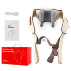 Foreverlily 26W Brushless Motor Neck And Shoulder Massager Wireless Shoulder And Back Kneading Massage Shawl Neck masajeador