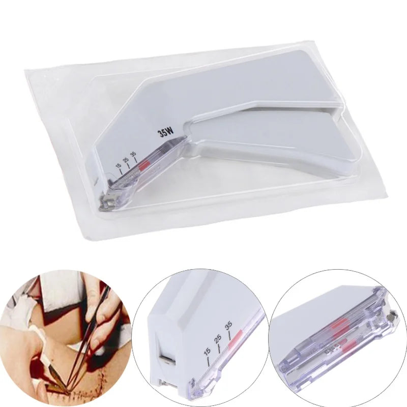 1pc Medical Surgery Disposable Stainless Steel Skin Stapler Nails Skin Stitching Machine Sterile Blank Package Nail Puller Main image
