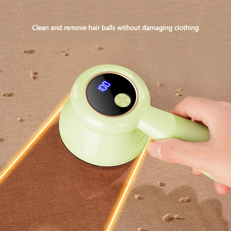1Pc, USB Rechargeable Electric Fabric Shaver: Lint Remover for Clothes, Bedding, Furniture, Carpet, Sofa, Portablehairbal Main image