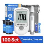LinkSun G-425-1 Blood Glucose Meter Kit 50/100pcs Test Strips Lancets for Diabetes Monitor Digital Glucometer Blood Sugar Meter