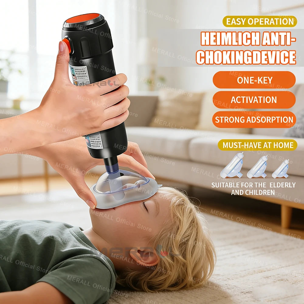 Automatic Choking Rescue Device First Aid Kit for Kids and Adults Anti Asfixia Device Emergency Sucker Tools rescue