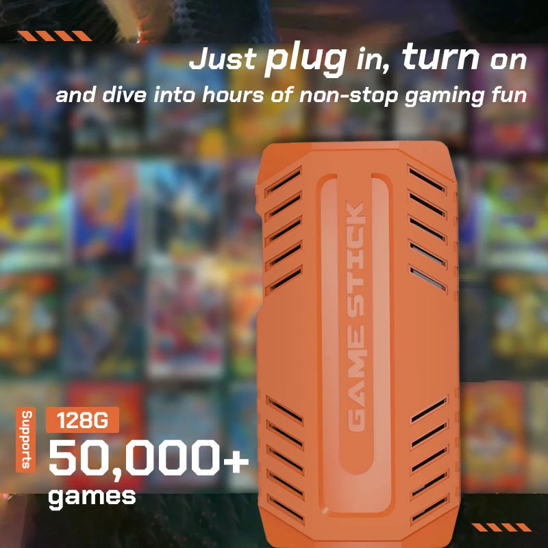 U36 Video Game Joystick, 50,000 Games Installed, 4K HD Retro Gaming Console, 3D, 40+ Emulators, PSP, PS1, Gift for Boys