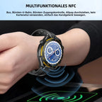 2026 New Smartwatch, Wireless Call, AI Voice, 40+ Sports Modes, Outdoor Fitness, Long Battery, Music & Message Alert, Unisex Gif