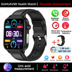 2025 New For XIAOM1 ECG+PPG Blood Fat Uric Acid Health Smartwatch Men Women Heart Rate Blood Pressure Bluetooth Call Smart Watch