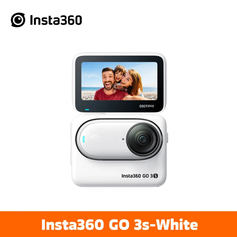 Insta360 New GO 3S - 4K Tiny Camera, Portable and Versatile, Hands-Free, POV, Mount Anywhere, Stabilization