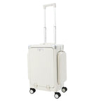 Modern 20in PC Luggage Suitcase Aluminum Alloy Hard Shell Travel Suitcase with 4 Wheels 3-open Structure for Trips