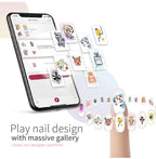 Smart 3D Mobile Nail Printer M1 Pattern Digital Nail Art Printer Machine DIY Portable H1 Nail Art Equipment From Phone