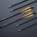 Carbon Crossbow Arrow with Replaced Arrowhead, Archery Bolts, Shooting Accessories, Hunting, ID8.8, OD7.6, 20"