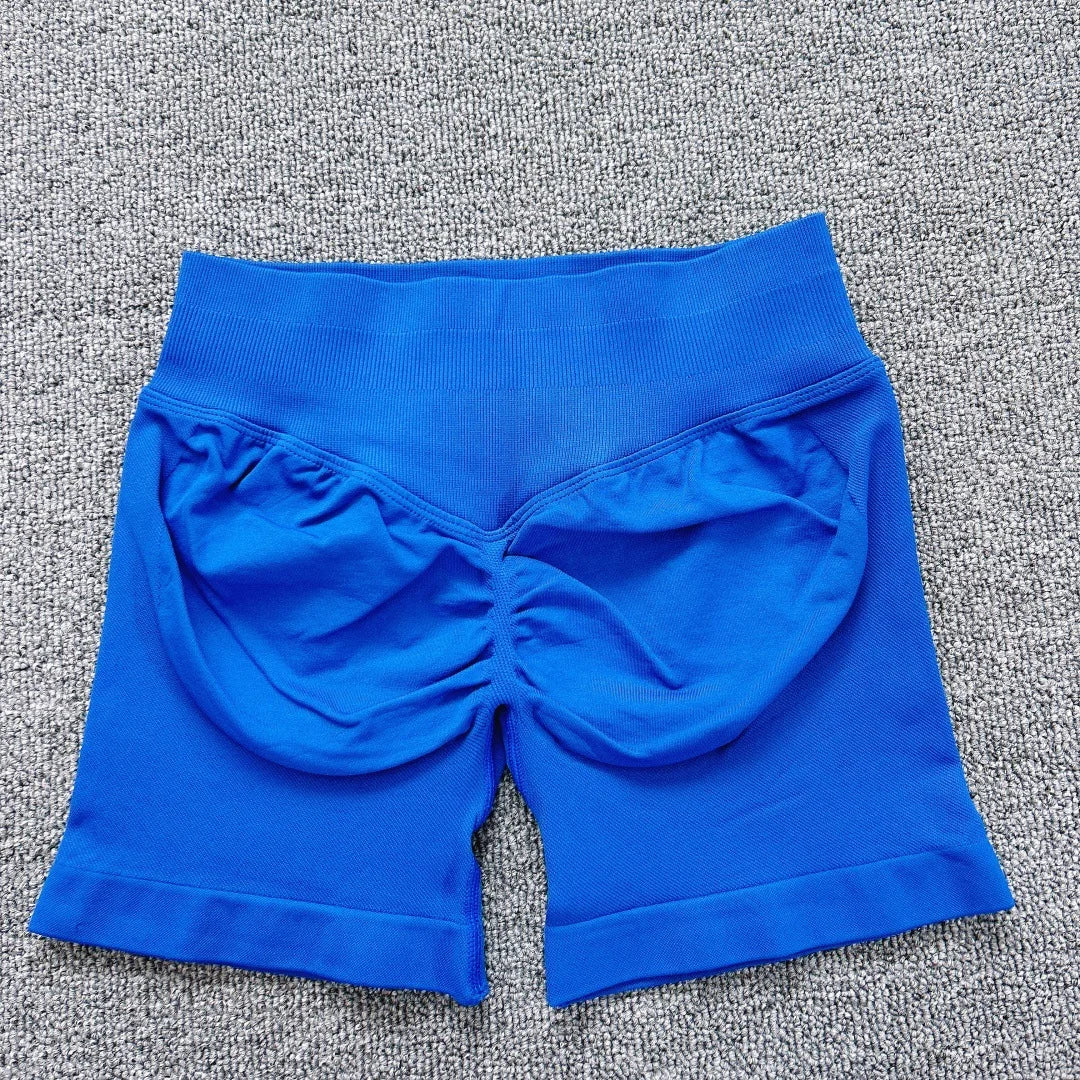 D LOGO Impact Seamless Fitness Peach Hip Sports Yoga Tight Pants Shorts