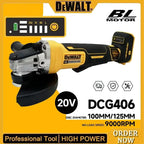Dewalt DCG406 125MM Cordless Brushless Angle Grinder 9000RPM Cutting Machine Polishing Machine For Dewalt Battery Power Tool