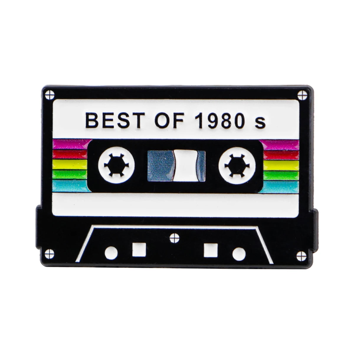 Retro 80s 90s Enamel Pins Vintage Cassette Tape Brooches Old School Lapel Pins for Backpacks Jewelry Gift For Friends