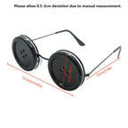1PC/2PC Coralines Button Eyes Glasses Halloween Cosplay Eyewear Props Novelty Funny Glasses For Other Mother Costume Accessories