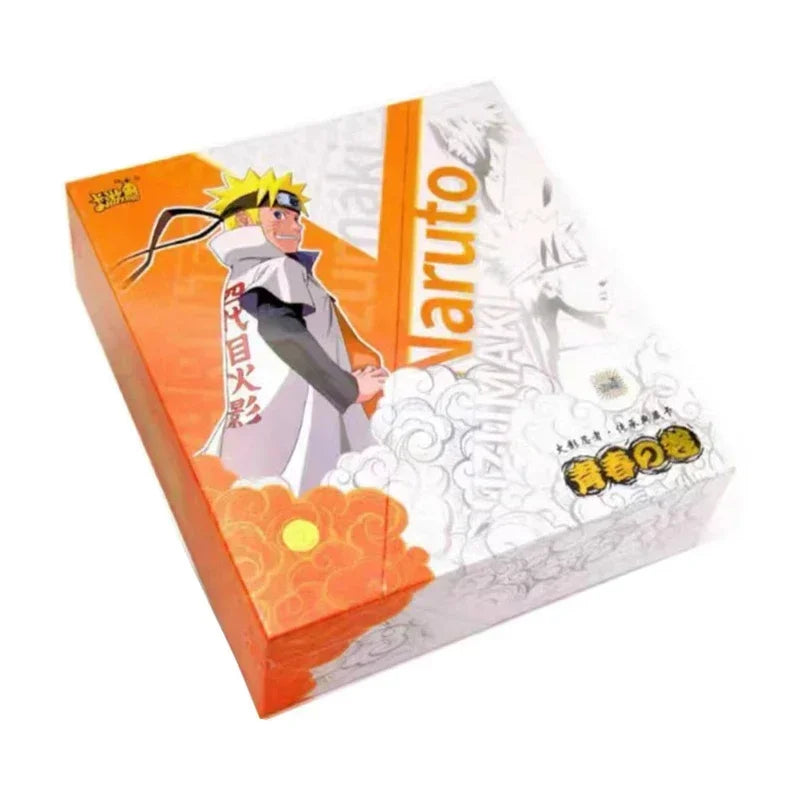 KAYOU Genuine Naruto Cards Box Anime Figure Card Booster Pack Sasuke Collection Flash Card Toy Birthday Christmas Gift for Kids