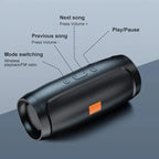 Lenovo TF USB Bluetooth Wireless Speaker Portable Dual Speaker Stereo Outdoor Playback FM Voice Broadcasting Subwoofer Speakers