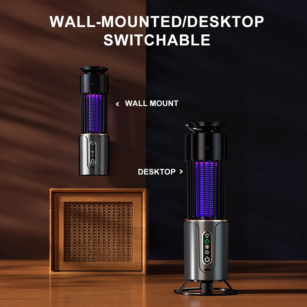 Mosquito Killer Lamp Insect Fly Trap Camping Light Usb Charging Timing Electric Mosquito Swatter Outdoor Insect Killer Repellent