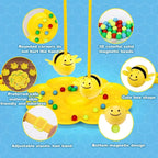 Bumble Bee Magnetic Toy Funny Family Board Games Montessori Sorting Puzzle Fishing Toys Interactive Games for Kids and Adults