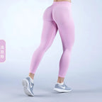 Women's High Waist Seamless Yoga Leggings Tummy Control Butt Lifting Workout Pants Soft Athletic Leggings for Gym Fitnes Running