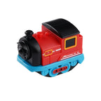 Magnetic Electric Train Car Locomotive Wooden Track Slot Diecast Railway With Two Carriages Train Wood Kid Toy Biro Track