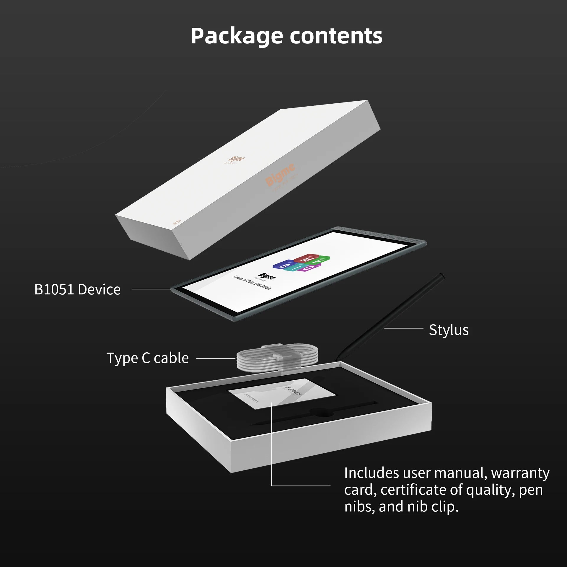 Bigme B1051C Pro 10.3'' Color Eink Ebook Reader Android 14 OS, Dimensity 1080, 8+256GB, Electronic Book Tablet 300PPI Ereader