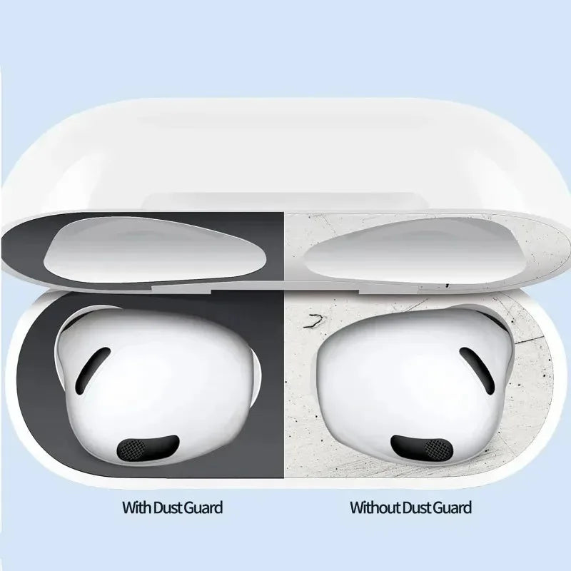 Metal Dustproof Film for Airpods Pro 3 Guard Sticker Anti-Scratch Protectors Decal Ultra Thin for Airpod Pro3 Case Accessories