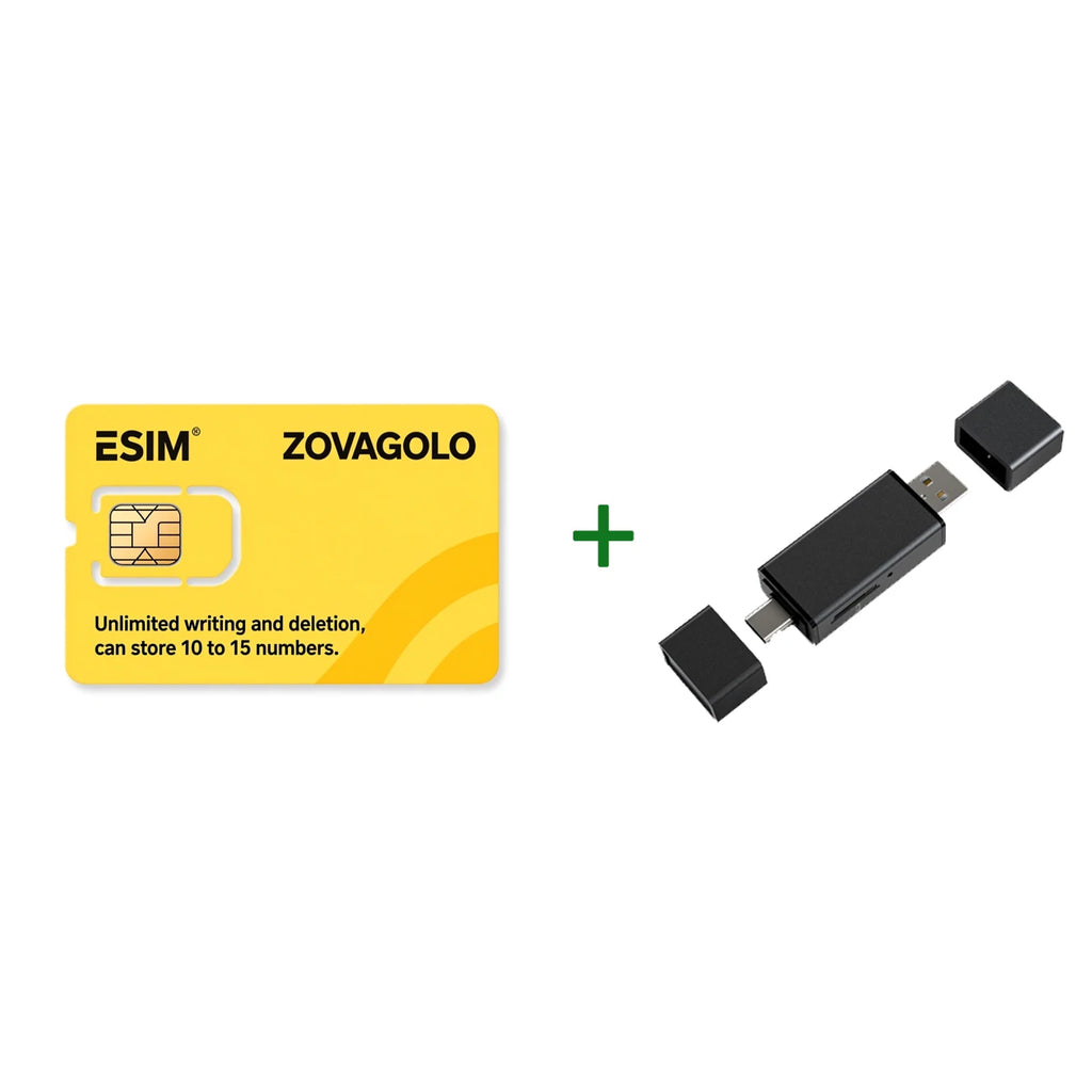 ESIM write card to SIM card can write 10-15 numbers EUICC card reader TYPEC socket compatible with 95% mobile phones/computers