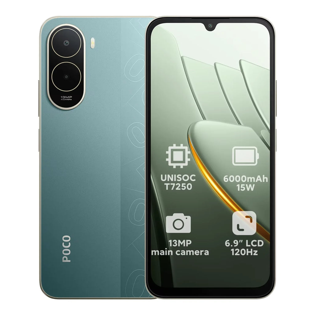 Global Version POCO C81 Pro Smartphone 6000mAh(typ) Battery 15W Charge 6.9" 120Hz LCD Display 13MP Camera NFC POCO Cellphone