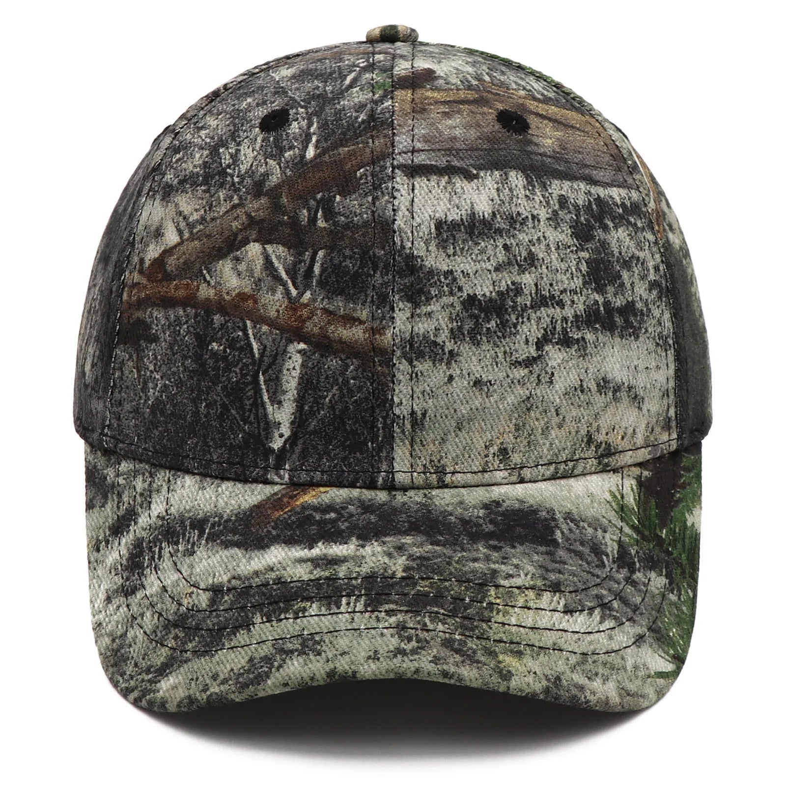 Custom Print Embroidery Outdoor Jungle Fishing Baseball Hat Cap Man Camouflage Hunting Hats Cotton Casquette Trucker Dad Caps