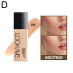 1Pcs Liquid Foundation Long Lasting Full Coverage Matte Cream CC Foundation Makeup Concealer Natural Liquid Base Moisturizing