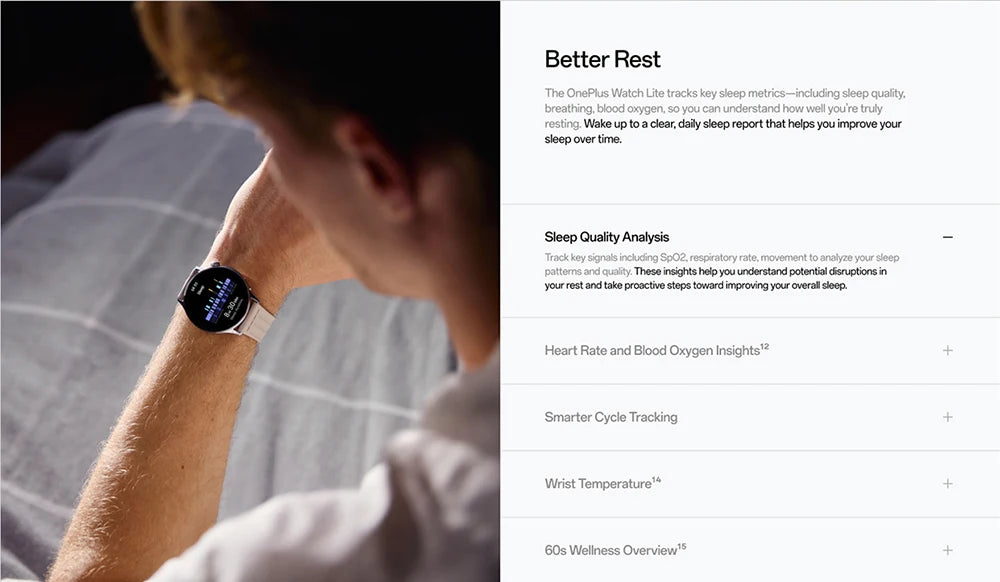 OnePlus Watch lite SmartWatch,1.46 inches Display,59g,10 Days of Reliable Power,Heart Rate,Blood Oxygen Monitorin