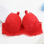DaiNaFang Push Up Breathable Bras Bow 34/75 36/80 38/85 40/90 42/95 44/100 BCDE Cup Underwear For Women Plus Size Lingerie