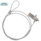 【4 Digit Security Password Computer Lock Anti-theft Chain For Notebook PC Laptop】