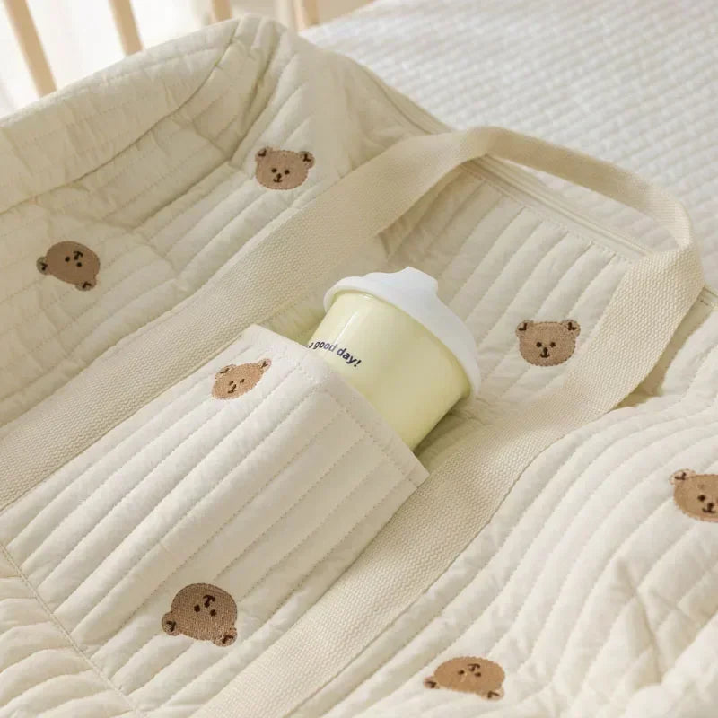 Mommy Bag Bear Maternity Pack Baby Diaper Bag Stroller Nappy Organizer Portable Luggage Tote Bags Travel Changing Messenger Bag
