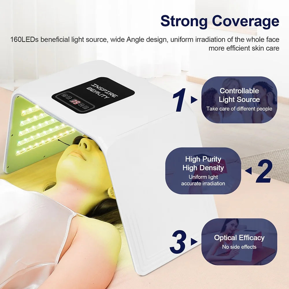 7 Colors LED Photon Beauty Mask Skin Moisturizing Nano Spray Face&Body SPA Skin Care LED Face Mask